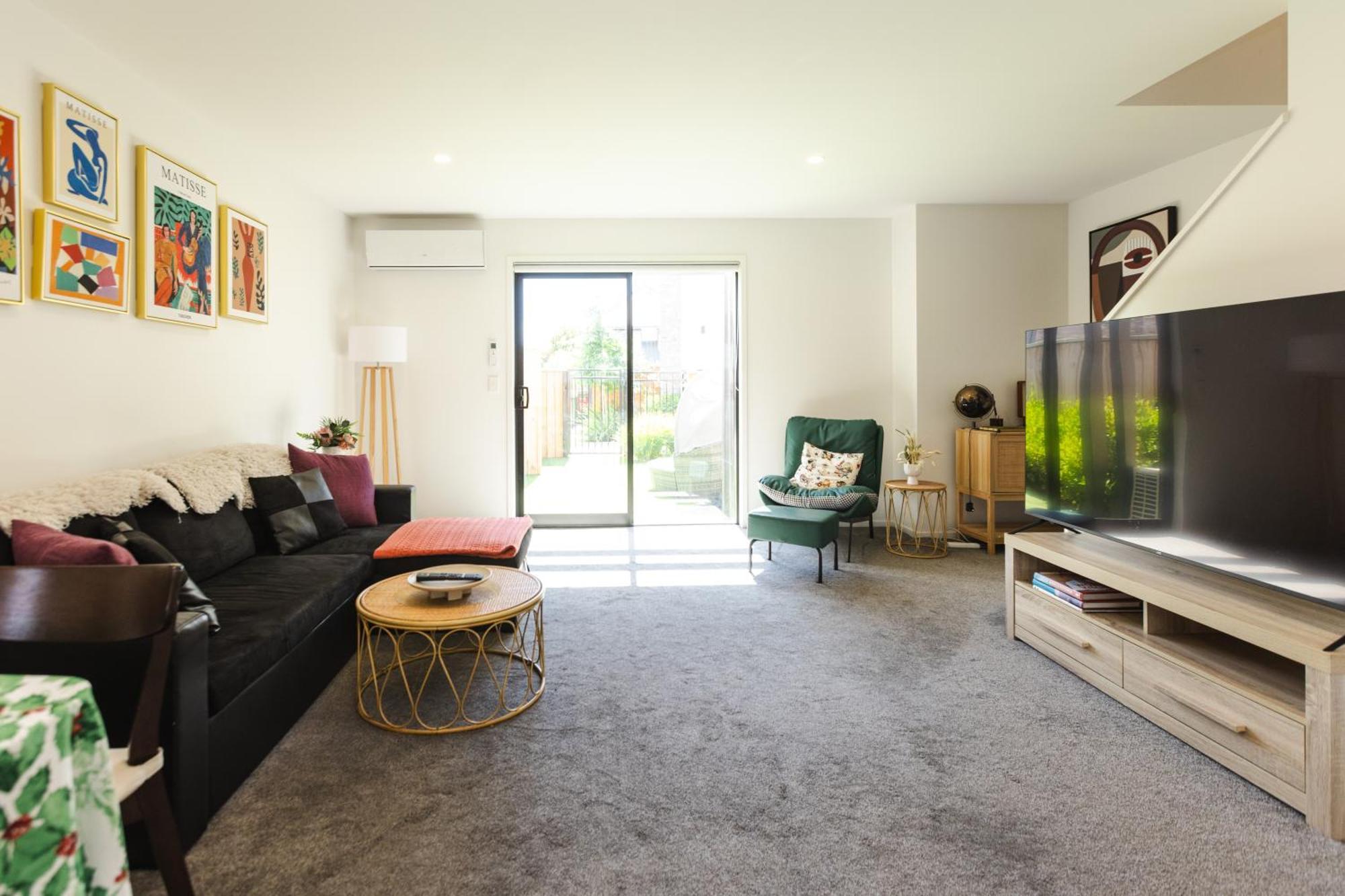 Modern 2 Bedroom By Hagley Park Christchurch Luaran gambar